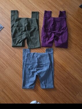 Victoria's Secret VSX Sport Leggings XS - Olive, Plum, & Slate Gray